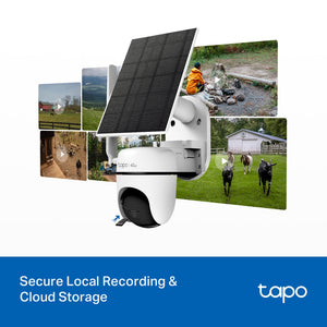 Tapo C615G KIT Solar-Powered Pan/Tilt 4G LTE Security Camera Kit