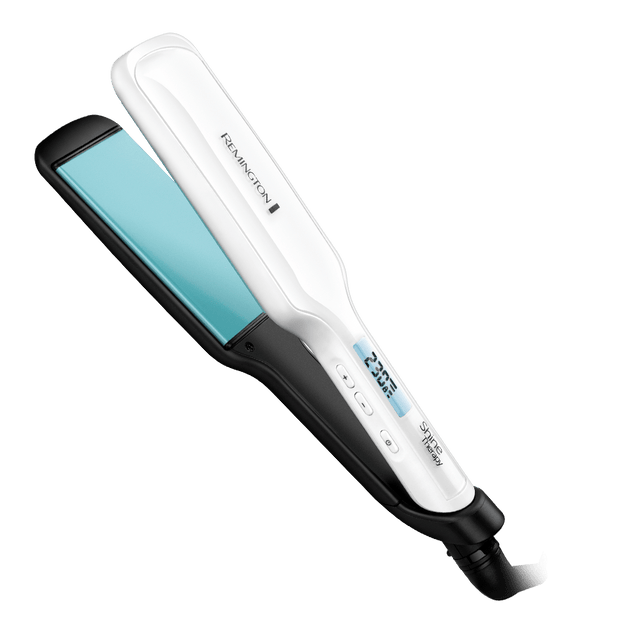 Remington Shine Therapy Wide Plate Hair Straightener | S8550 - CURLERS/CRIMPERS/STRAIGHTENERS - Beattys of Loughrea