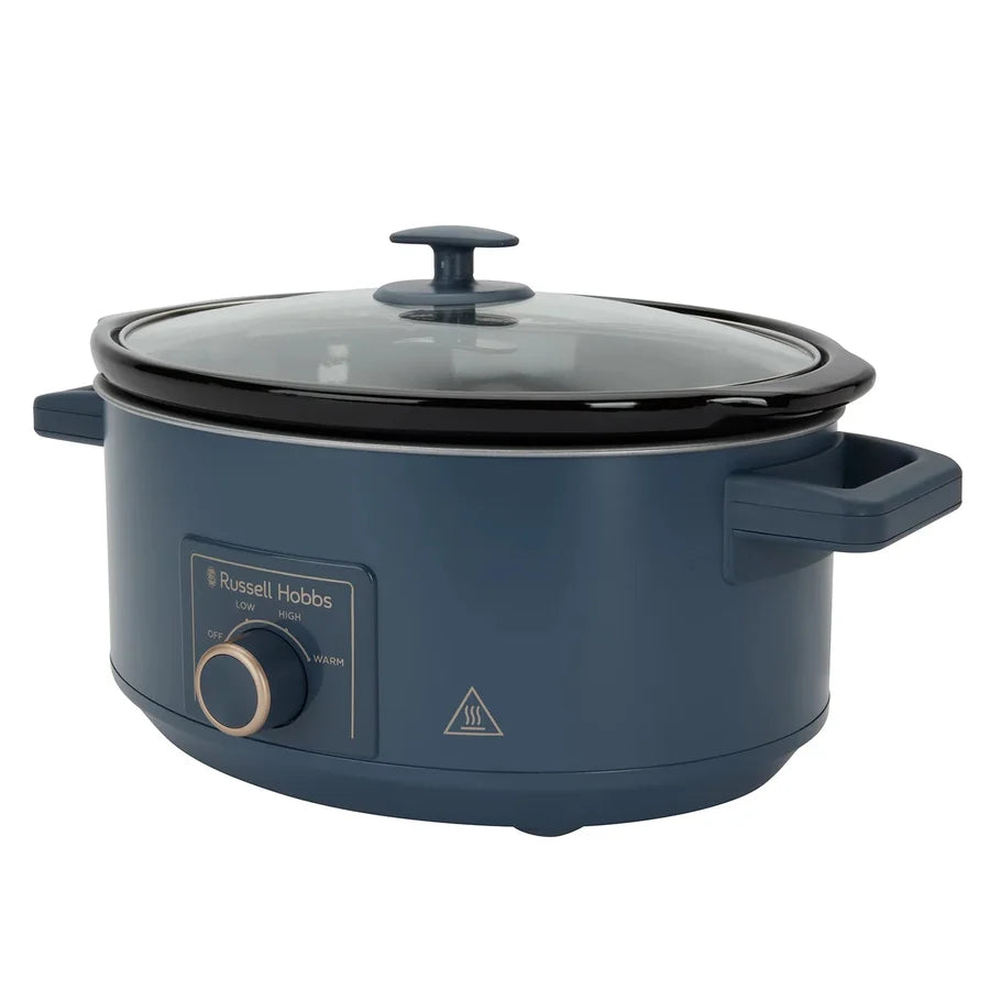 Russell Hobbs Bronte 7L Manual Slow Cooker, Soft Navy (28780)