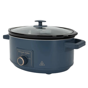 Russell Hobbs Bronte 7L Manual Slow Cooker, Soft Navy (28780)