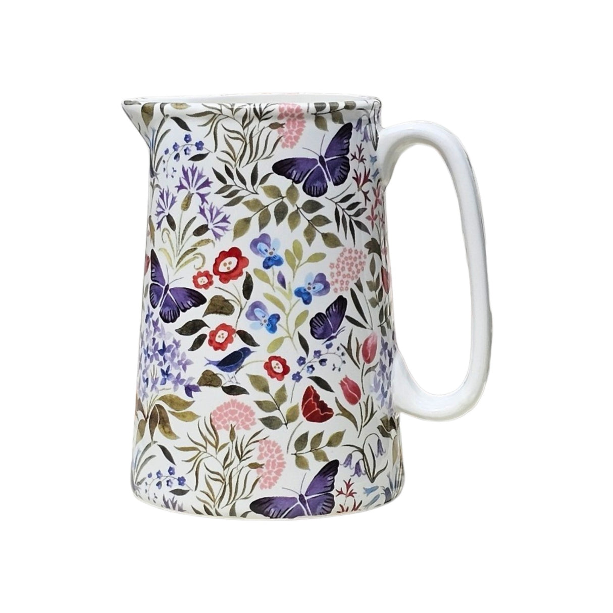 Shannonbridge Pottery Butterfly Garden 1 Pint Jug - GENERAL LOOSE WARE - Beattys of Loughrea