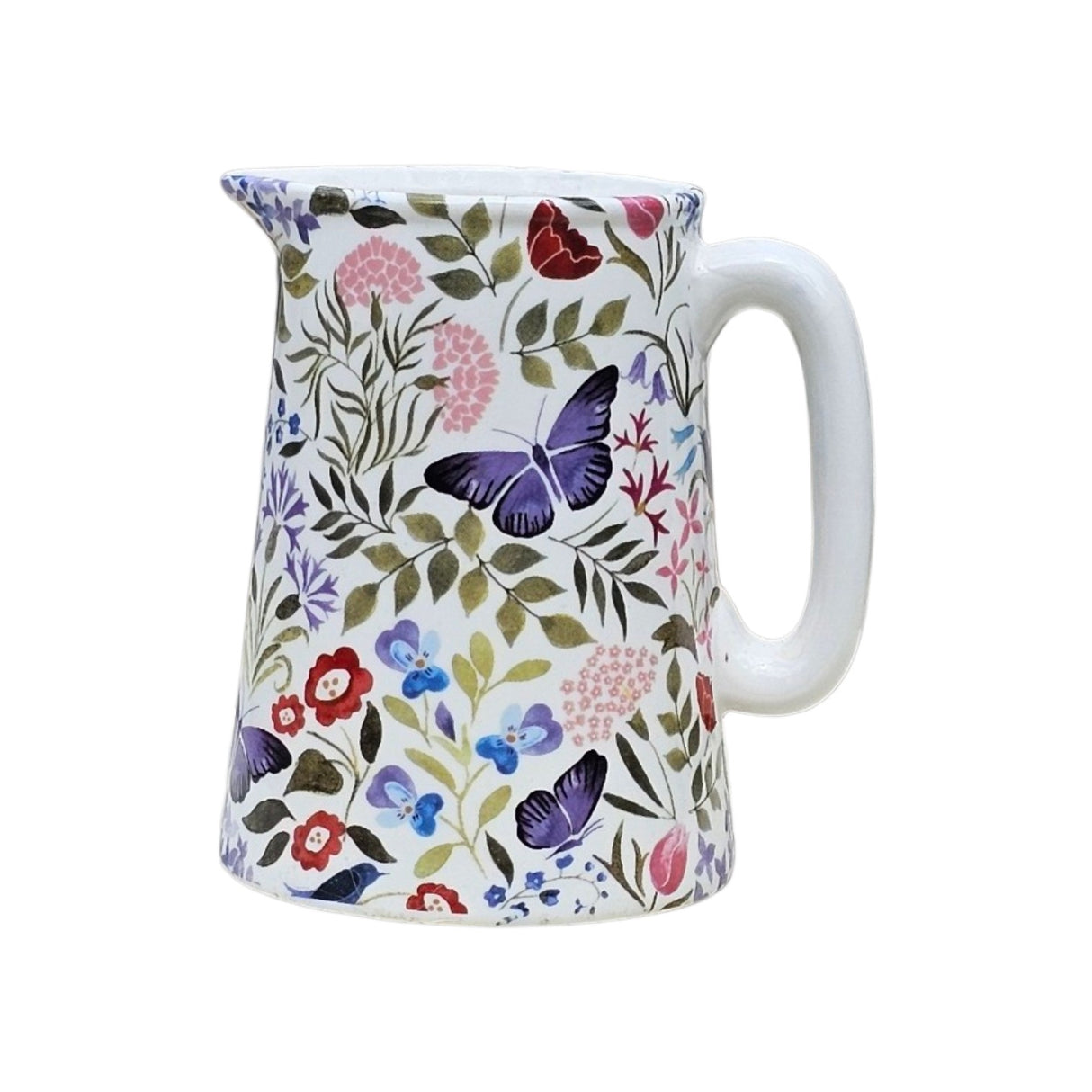 Shannonbridge Pottery Butterfly Garden Half Pint Jug - GENERAL LOOSE WARE - Beattys of Loughrea