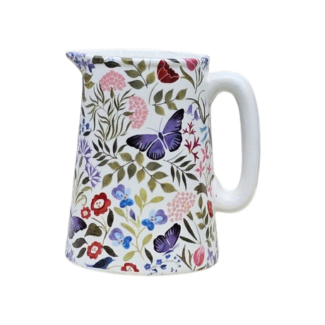 Shannonbridge Pottery Butterfly Garden Half Pint Jug - GENERAL LOOSE WARE - Beattys of Loughrea