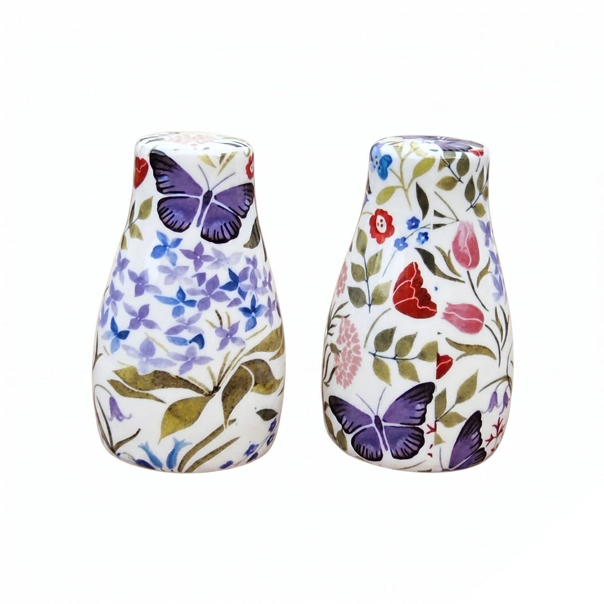 Shannonbridge Pottery Butterfly Garden Salt And Pepper Set - GENERAL LOOSE WARE - Beattys of Loughrea