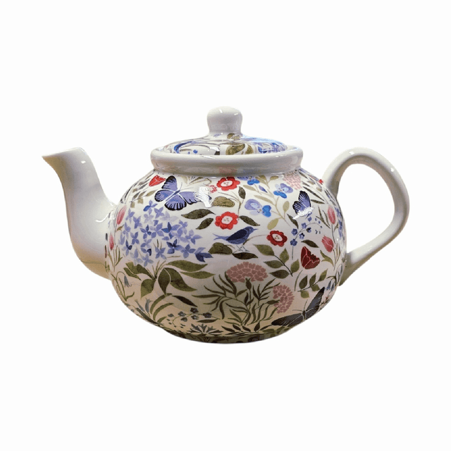 Shannonbridge Pottery Butterfly Garden 4 Cup Teapot - GENERAL LOOSE WARE - Beattys of Loughrea