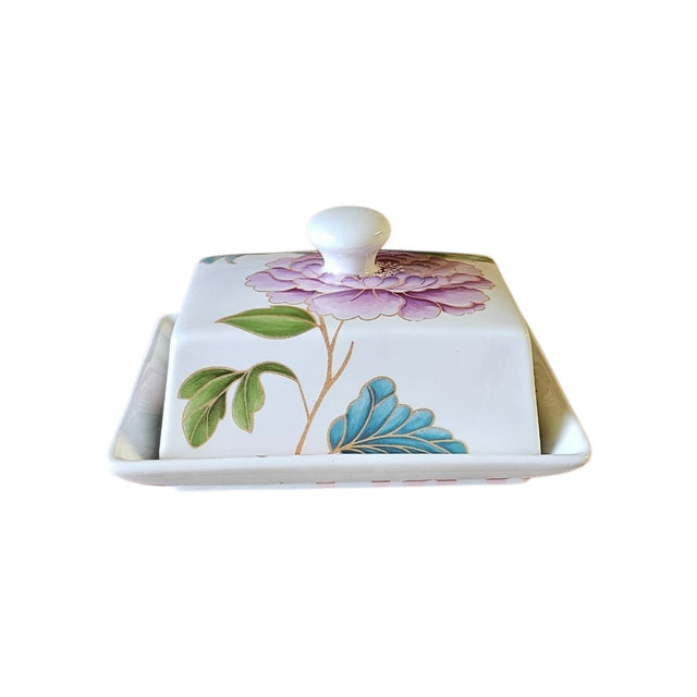 Shannonbridge Pottery Pink Blush Butter Dish - GENERAL LOOSE WARE - Beattys of Loughrea