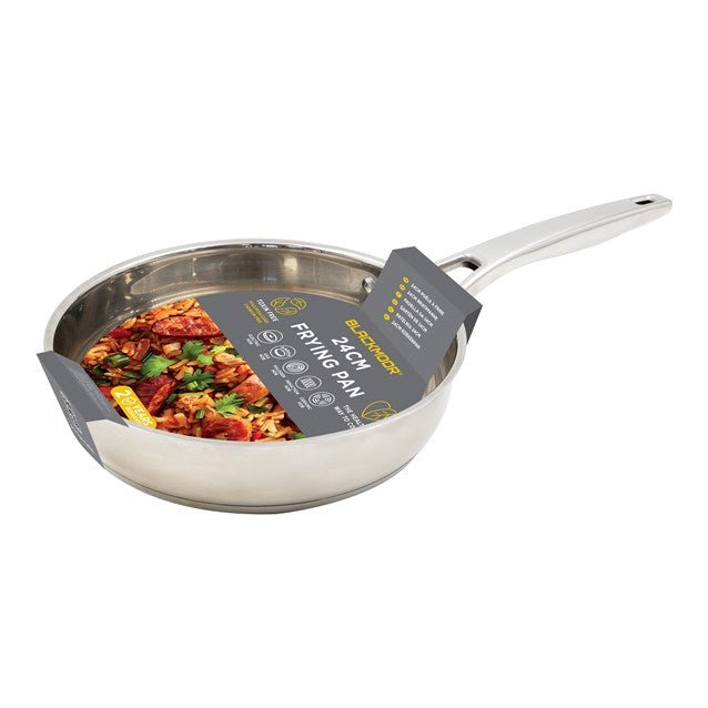 Blackmoor Pro Stainless Steel Frypan – 24cm - COOKWARE - S/STEEL - Beattys of Loughrea