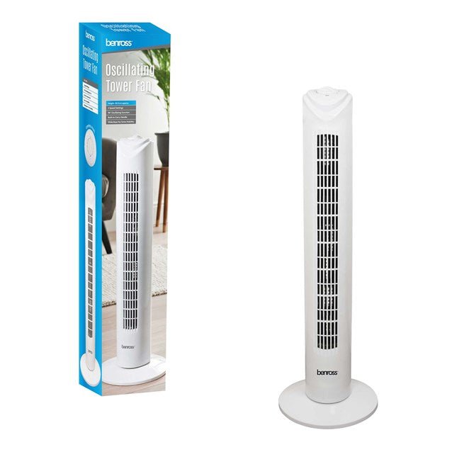 Benross 29" Tower Fan – 73cm - FANS - Beattys of Loughrea