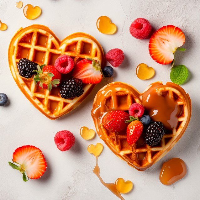 Global Gizmos Heart Shape Waffle Maker – Pink - PANCAKE WAFFLE MAKERS - Beattys of Loughrea