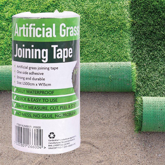 GardenKraft Joint Tape for Artificial Grass – 5m x 15cm - NETTING, MESH, WEED BLOCK - Beattys of Loughrea