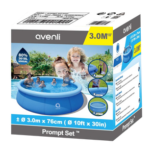 Avenli Prompt Set Pool – Extra Large 10ft - SWINGS/SLIDE OUTDOOR GAMES - Beattys of Loughrea