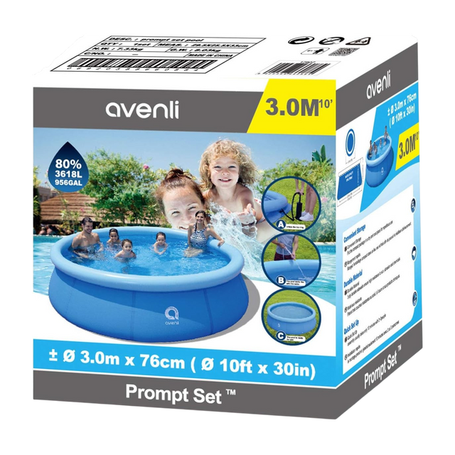 Avenli Prompt Set Pool – Extra Large 10ft - SWINGS/SLIDE OUTDOOR GAMES - Beattys of Loughrea
