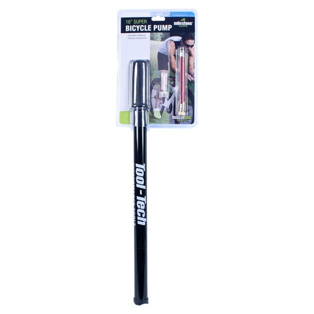 Milestone Tool‑Tech Super Bicycle Pump - HELMETS/ SPARES/ ROAD SAFETY - Beattys of Loughrea