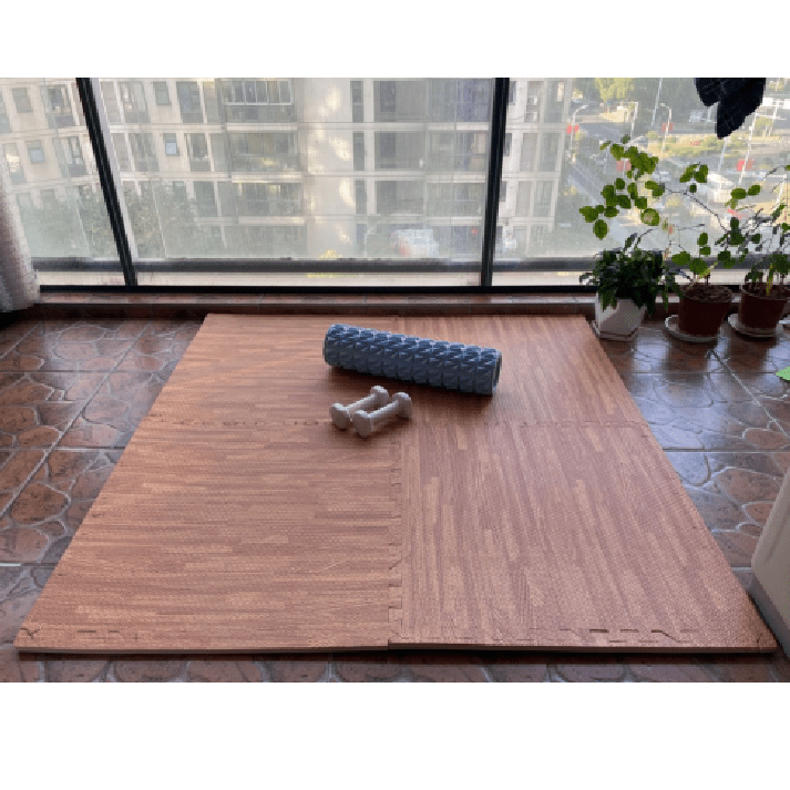 Ashley 4Pc EVA Floor Mat Set Light Wood Effect BB - FM145 - TENTS, CAMPING - Beattys of Loughrea