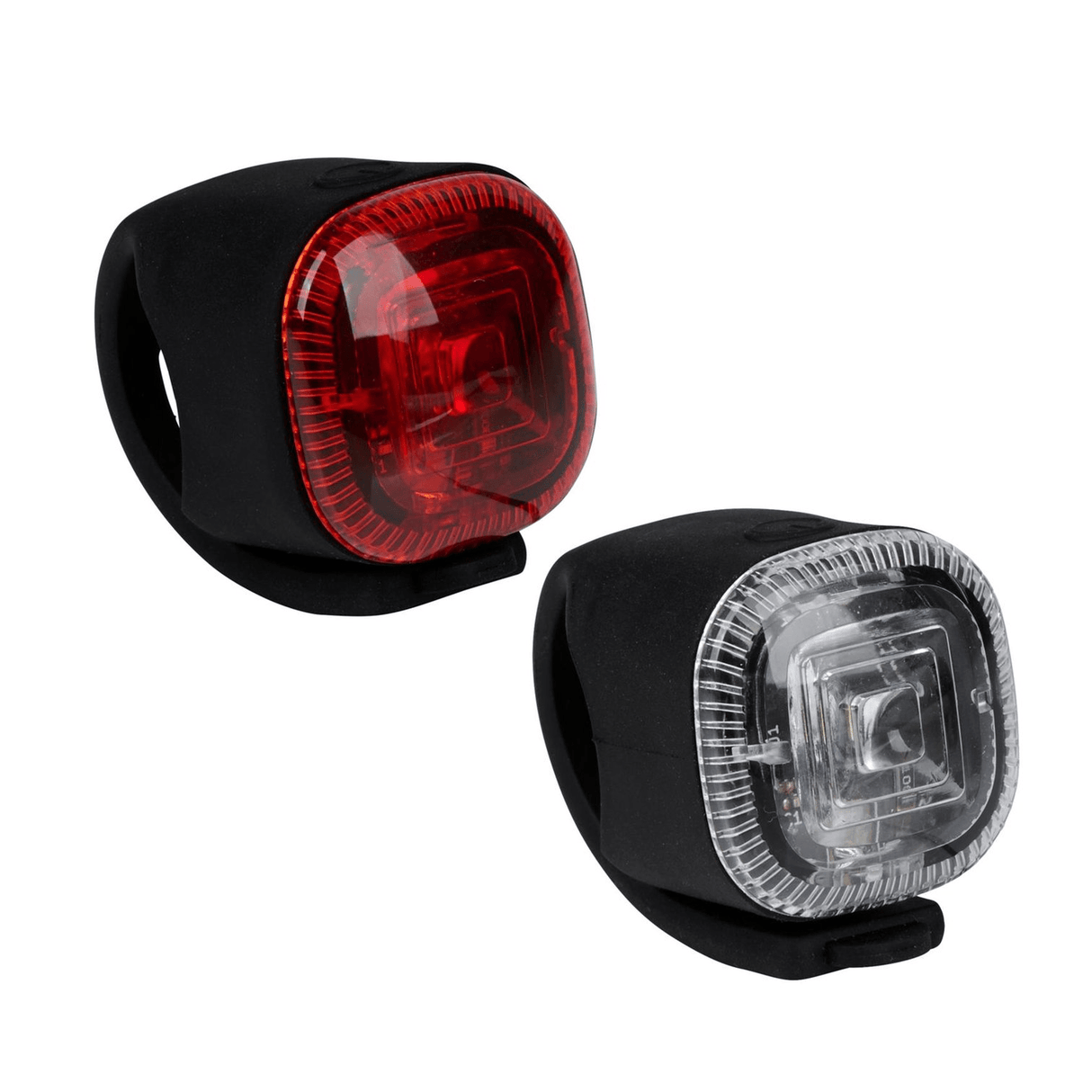 DUNLOP Bike Light Set Front And Rear - HELMETS/ SPARES/ ROAD SAFETY - Beattys of Loughrea