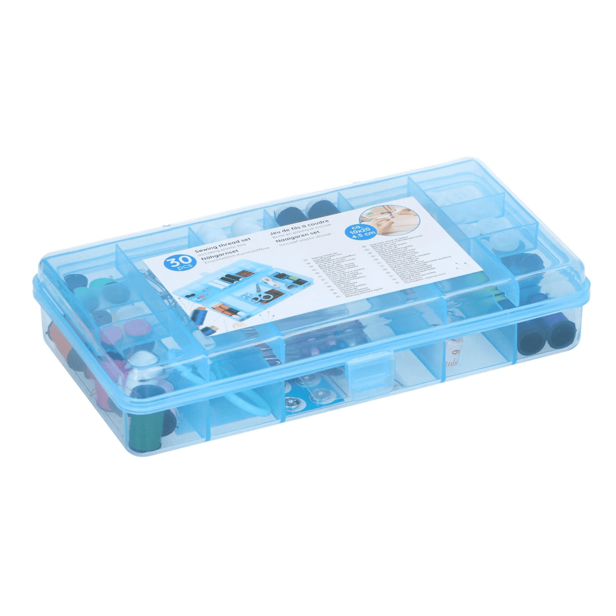 Sewing Thread Kit With Storage Box - PLASTICS - STORAGE LUNCH BOX BEAKER - Beattys of Loughrea