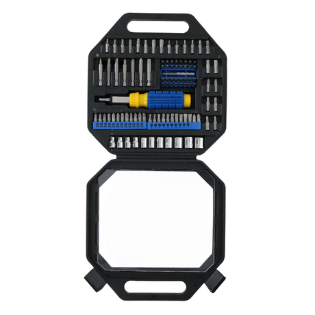 KINZO Ratchet Screwdriver Set With Bits And Sockets 99 Piece - PLASTICS - STORAGE LUNCH BOX BEAKER - Beattys of Loughrea
