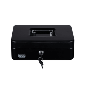 BLACK+DECKER Money Box With 5 Tray Divisions Black - PLASTICS - STORAGE LUNCH BOX BEAKER - Beattys of Loughrea