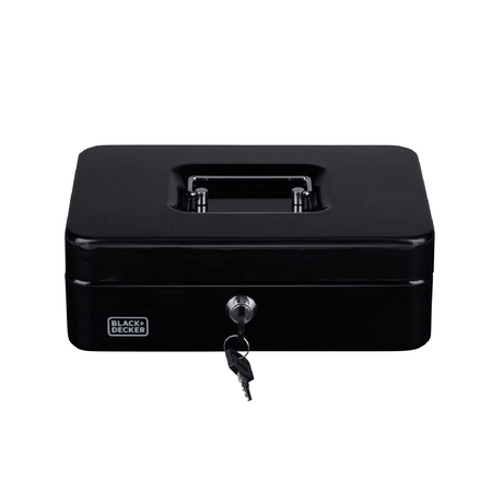 BLACK+DECKER Money Box With 5 Tray Divisions Black - PLASTICS - STORAGE LUNCH BOX BEAKER - Beattys of Loughrea