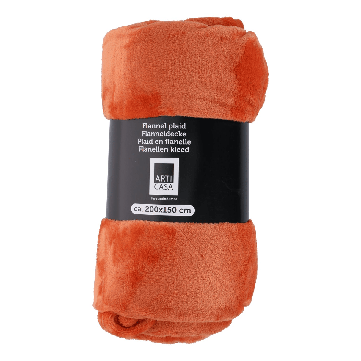 ARTICASA Fleece Throw 200 x 150cm Terracotta - PLASTICS - STORAGE LUNCH BOX BEAKER - Beattys of Loughrea
