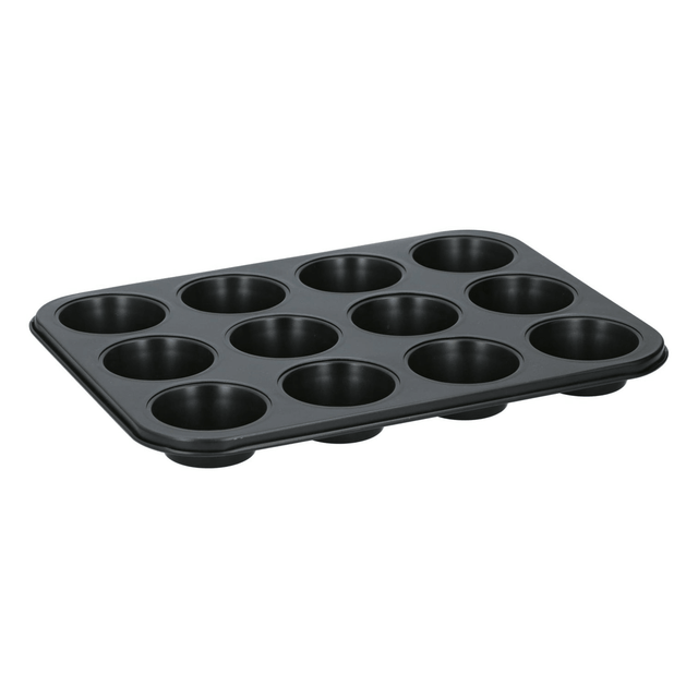 ALPINA Muffin Tin 12 Cup Non - Stick 35 x 26.5cm - PLASTICS - STORAGE LUNCH BOX BEAKER - Beattys of Loughrea