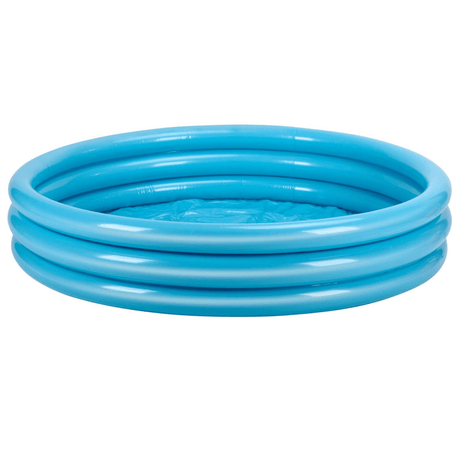Eddy Toys Inflatable Pool 122 x 25cm 3 - Ring Blue - SWINGS/SLIDE OUTDOOR GAMES - Beattys of Loughrea