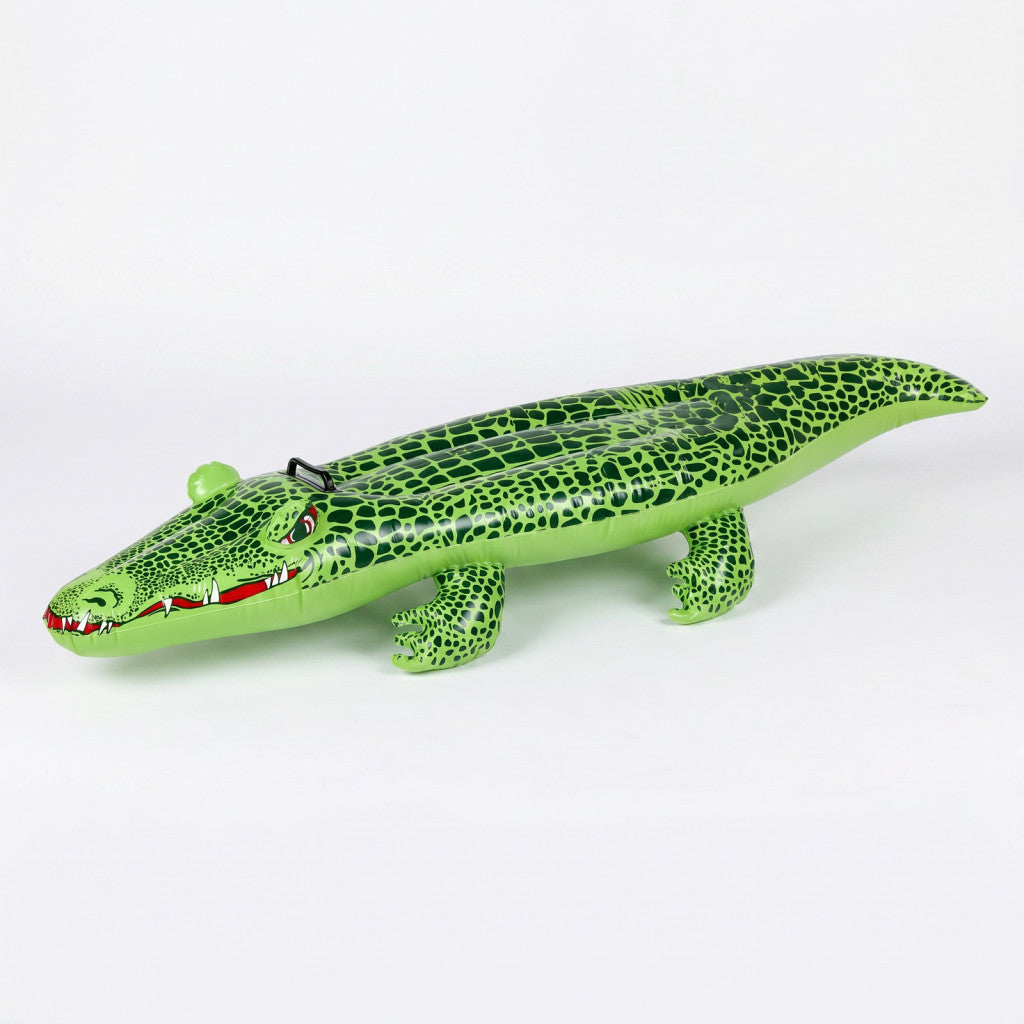 Eddy Toys Inflatable Crocodile Ride-On 139 x 61cm