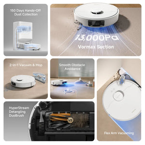 Dreame D20 Pro Plus Robot Vacuum & Mop - White | RLD43SD