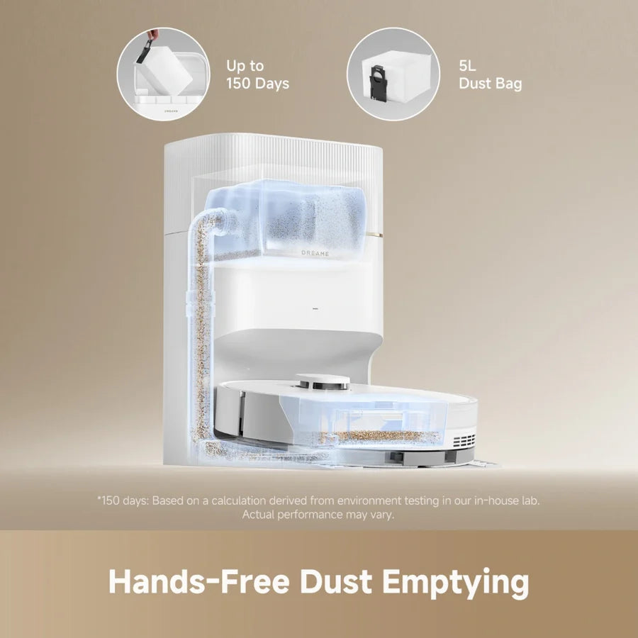Dreame D20 Pro Plus Robot Vacuum & Mop - White | RLD43SD