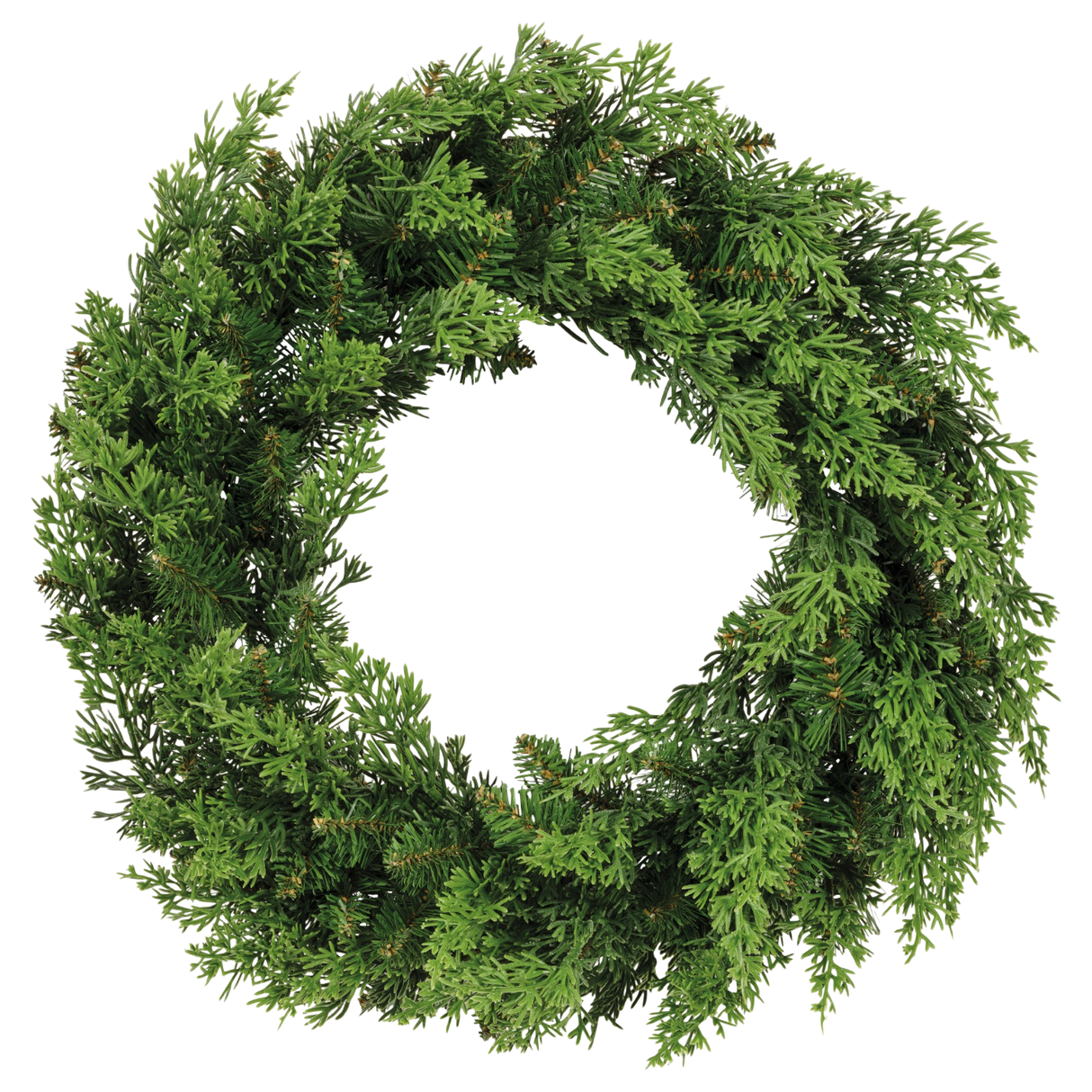 50cm Artificial Cedar Wreath – Indoor & Outdoor