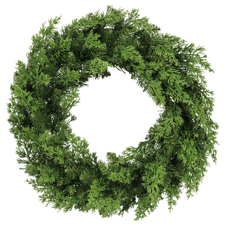 50cm Artificial Cedar Wreath – Indoor & Outdoor - XMAS WREATHS - Beattys of Loughrea