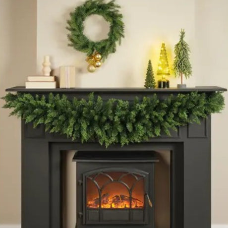 50cm Artificial Cedar Wreath – Indoor & Outdoor - XMAS WREATHS - Beattys of Loughrea