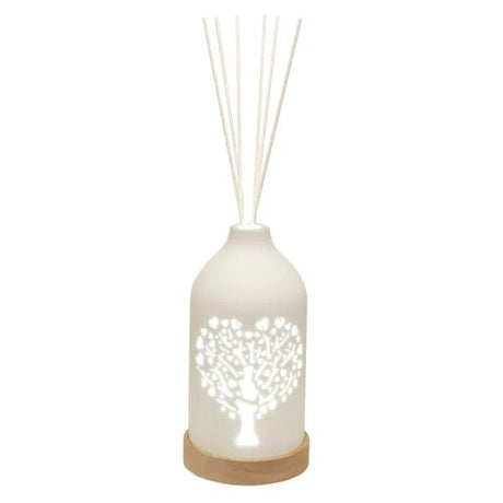LED Ceramic Reed Diffuser Tree – 19cm - POT POURRI/AROMATHERAPY/OILS/DIFFUSER - Beattys of Loughrea