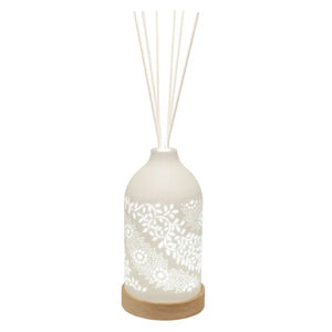 LED Ceramic Reed Diffuser Leaf – 19cm - POT POURRI/AROMATHERAPY/OILS/DIFFUSER - Beattys of Loughrea