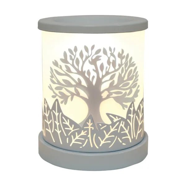 Electric Wax Melter – Tree Of Life White – 15cm - POT POURRI/AROMATHERAPY/OILS/DIFFUSER - Beattys of Loughrea