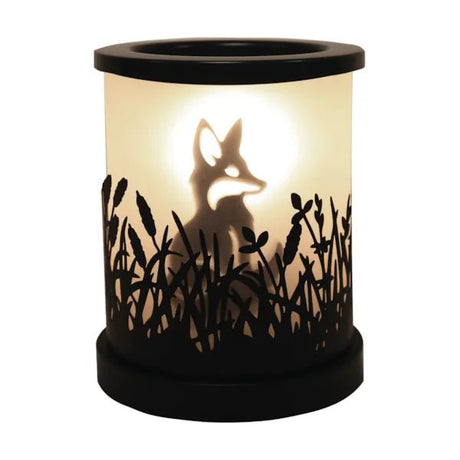 Electric Wax Melter – Fox Black – 15cm - POT POURRI/AROMATHERAPY/OILS/DIFFUSER - Beattys of Loughrea