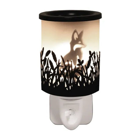 Plug-In Fox Wax Melter – Black – 14cm - POT POURRI/AROMATHERAPY/OILS/DIFFUSER - Beattys of Loughrea