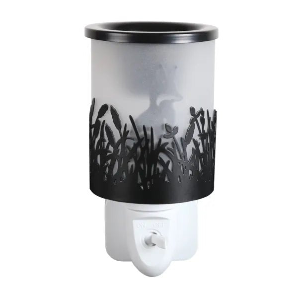 Plug-In Fox Wax Melter – Black – 14cm - POT POURRI/AROMATHERAPY/OILS/DIFFUSER - Beattys of Loughrea