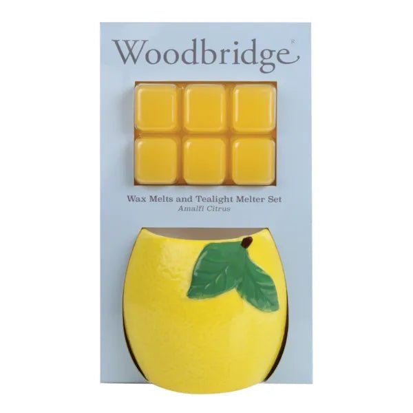 Woodbridge Wax Melts & Tealight Melter Set – Amalfi Citrus - POT POURRI/AROMATHERAPY/OILS/DIFFUSER - Beattys of Loughrea