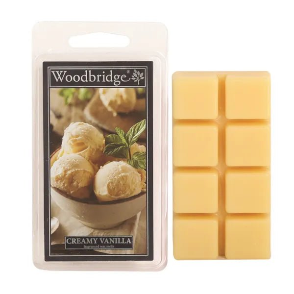 Woodbridge Creamy Vanilla Scented Wax Melts – 68g - POT POURRI/AROMATHERAPY/OILS/DIFFUSER - Beattys of Loughrea