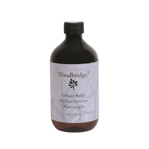 Woodbridge Mediterranean Moonlight Reed Diffuser Refill – 500ml - POT POURRI/AROMATHERAPY/OILS/DIFFUSER - Beattys of Loughrea