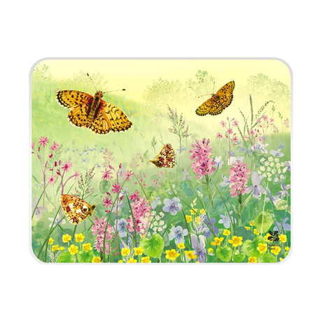 Tuftop Fritillary Butterfly Medium Glass Worktop Protector – 40 x 30cm - WORKTOP SAVER - Beattys of Loughrea