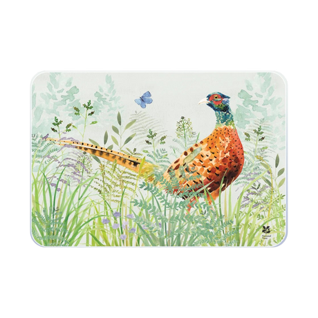 Tuftop Pheasant Medium Glass Worktop Protector – 40 x 30cm - WORKTOP SAVER - Beattys of Loughrea