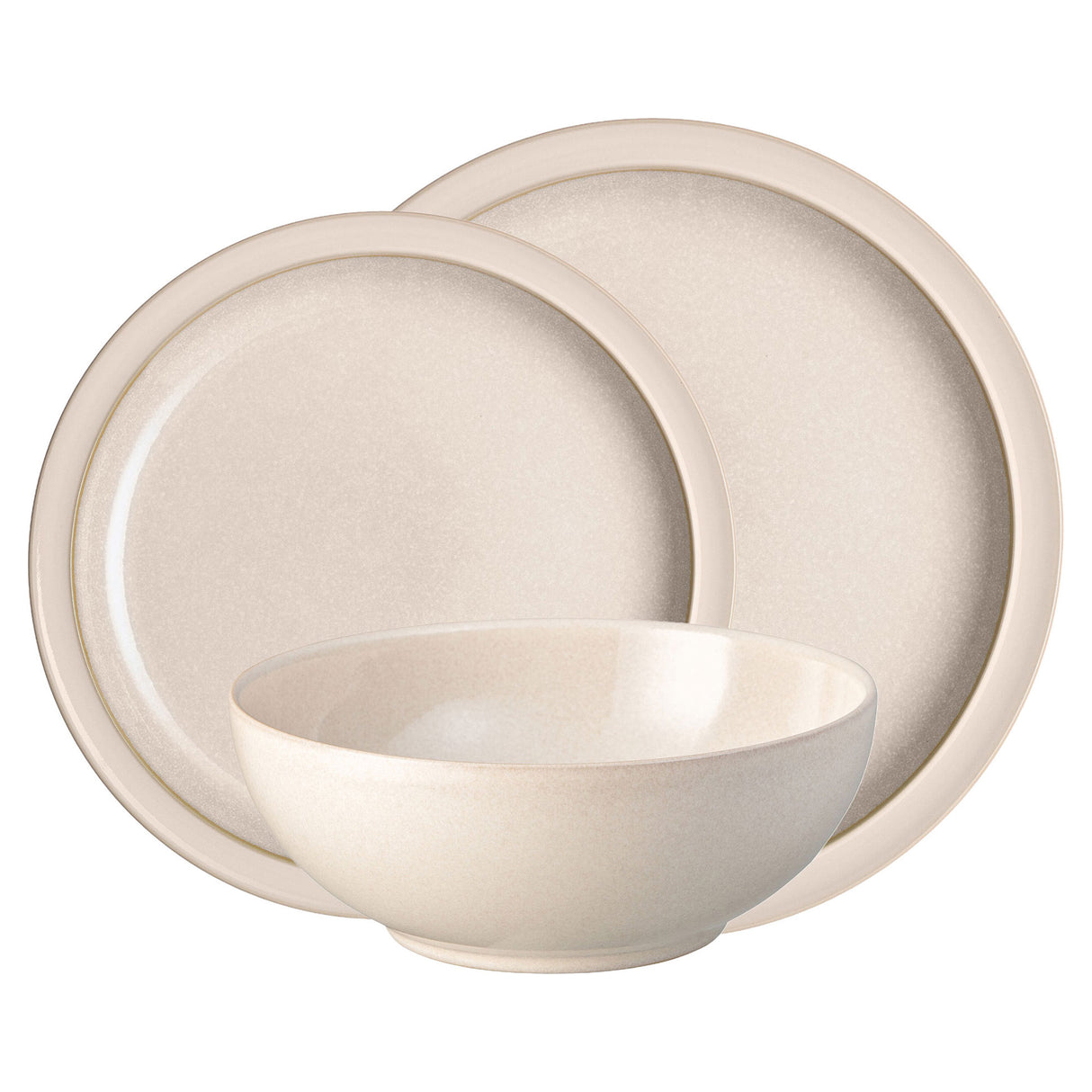 Denby Elements Savannah Cream 12 Piece Tableware Set