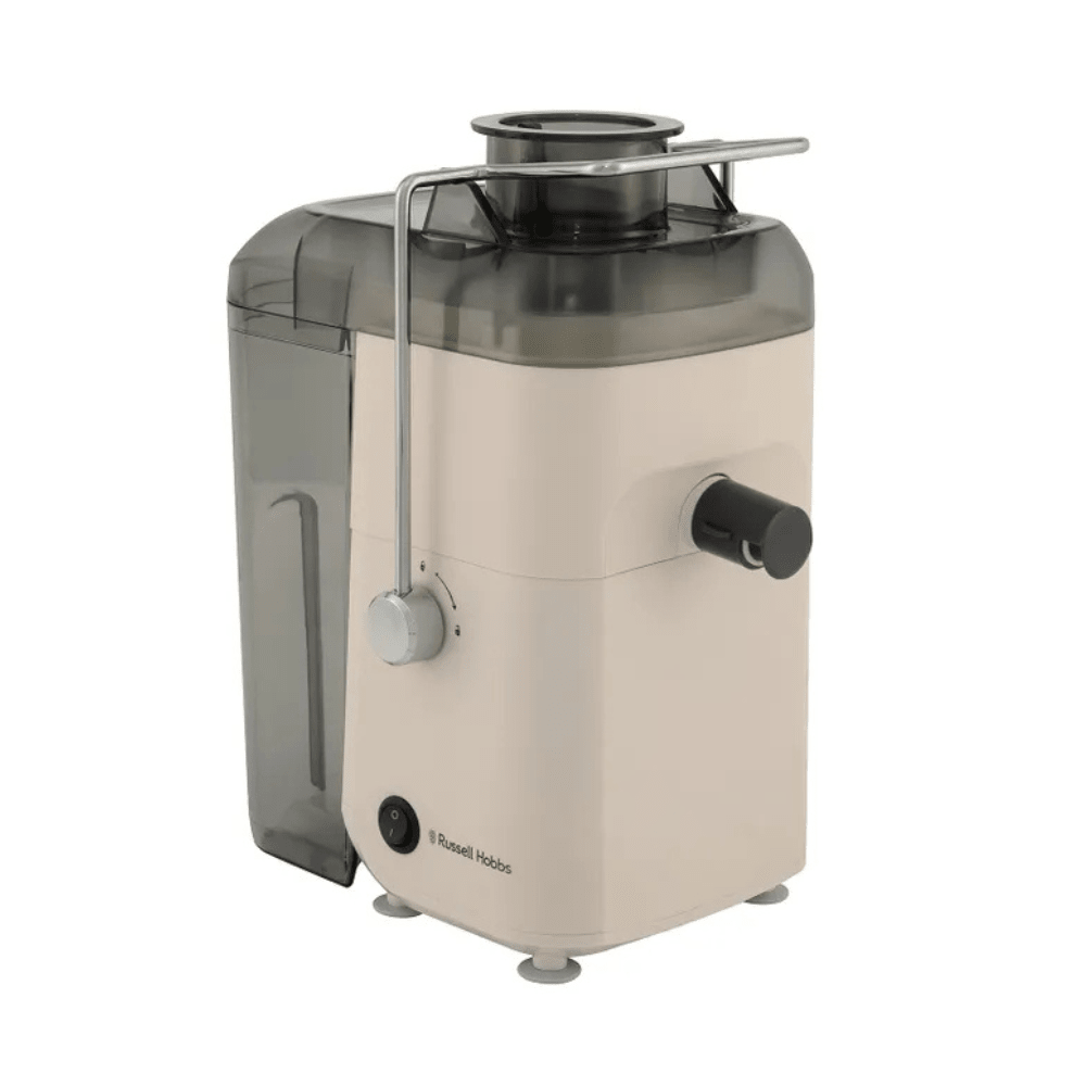Russell Hobbs JuiceLuxe Centrifugal Juicer 1.6L 850W Stone | 28770 - JUICERS - Beattys of Loughrea