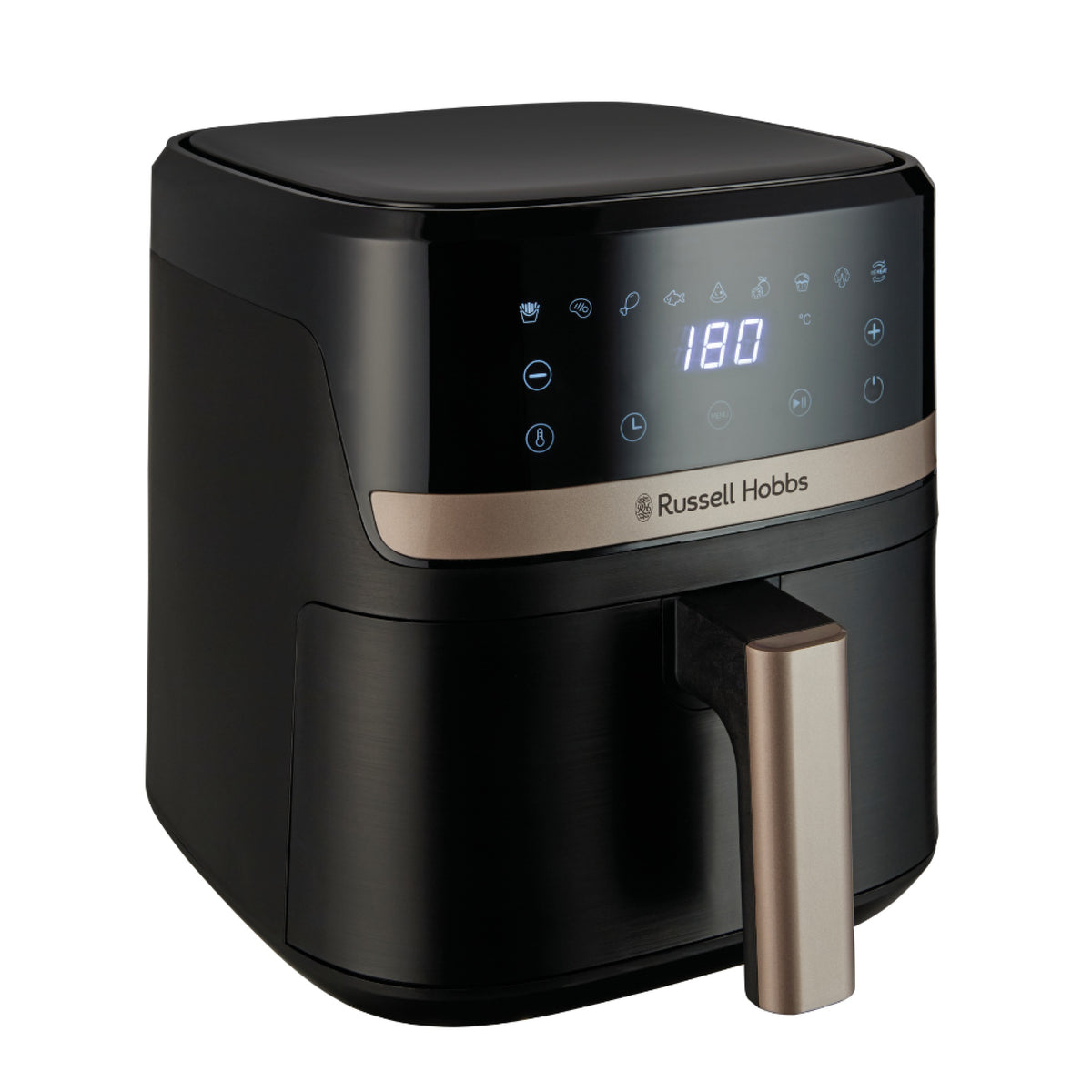 Russell Hobbs SatisFry Digital Air Fryer 4.3L - Black & Champagne - 27610