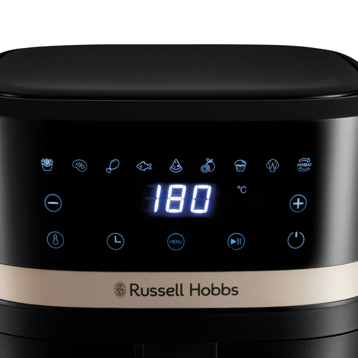 Russell Hobbs SatisFry Digital Air Fryer 4.3L - Black & Champagne - 27610