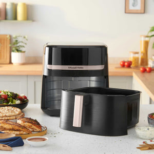 Russell Hobbs SatisFry Digital Air Fryer 8.3L - Black & Champagne - 27630
