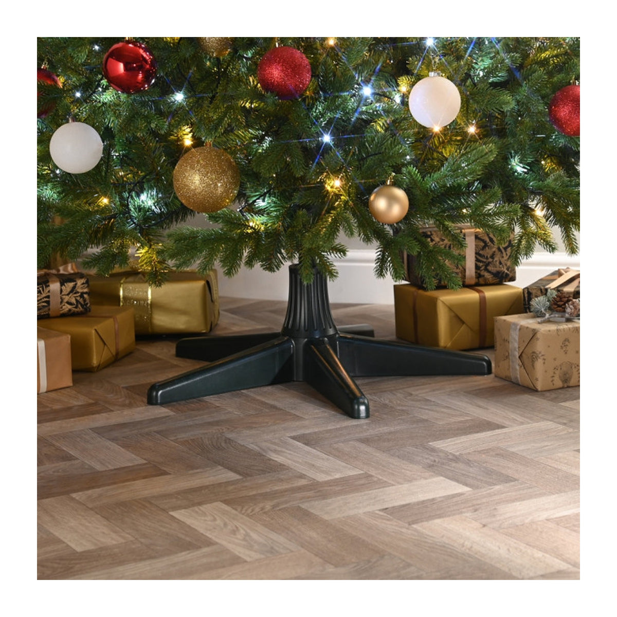 Rotating Christmas Tree Stand, Trees up to 8ft - XMAS TREE STANDS / BAGS / SKIRTS - Beattys of Loughrea