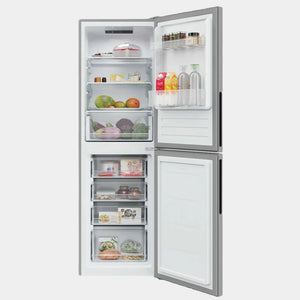 Hoover H-FRIDGE 300 HOCT3L517ESK-1 252L Low Frost Fridge Freezer, Silver